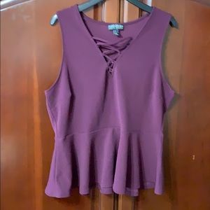 Forever21 Plus Purple Tank